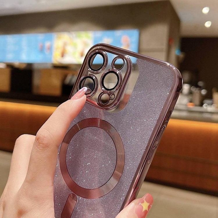 Glitter Electroplating MagSafe TPU Phone Case, For iPhone 13 Pro Max, For iPhone 13 Pro, For iPhone 13, For iPhone 12, For iPhone 12 Pro Max, For iPhone 12 Pro