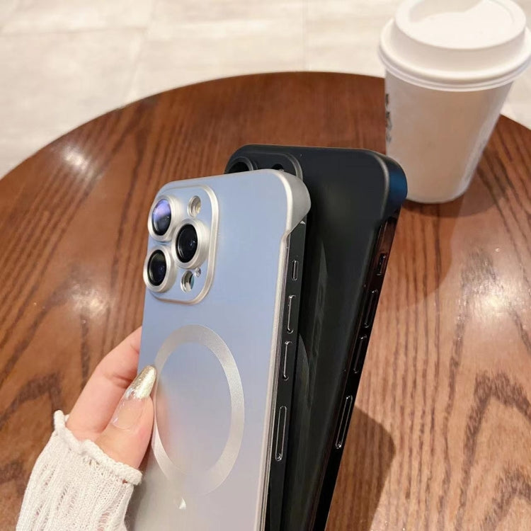 Frameless MagSafe PC Phone Case, For iPhone 15 Plus, For iPhone 15, For iPhone 14 Plus