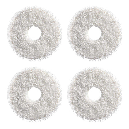 JUNSUNMAY 4pcs Washable Mop Pads Replacement for ECOVACS DEEBOT X1 Turbo / X2 Omni / T20 Pro