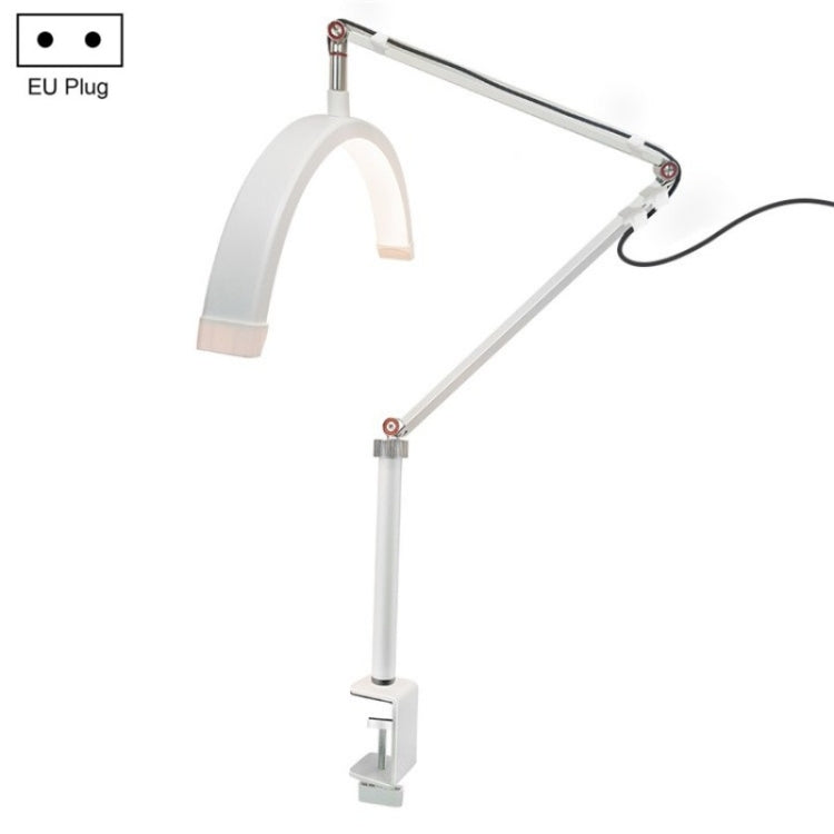 HD-M3X For Eyelash Extensions / Tattoo / Nail Art Lighting Lamp 16 inch Clip-on Half Moon Desk Lamp