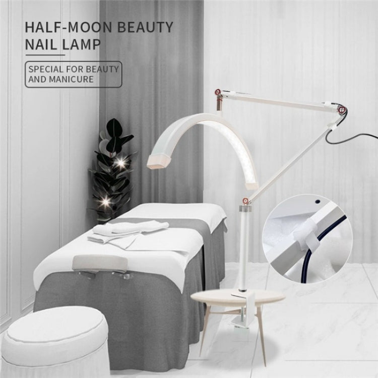 HD-M3X For Eyelash Extensions / Tattoo / Nail Art Lighting Lamp 16 inch Clip-on Half Moon Desk Lamp
