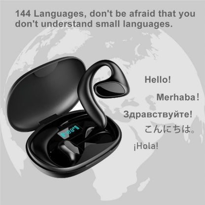M8 Noise Reduction Smart Voice Translator TWS Bluetooth Headset 144 Languages Translation Earphones