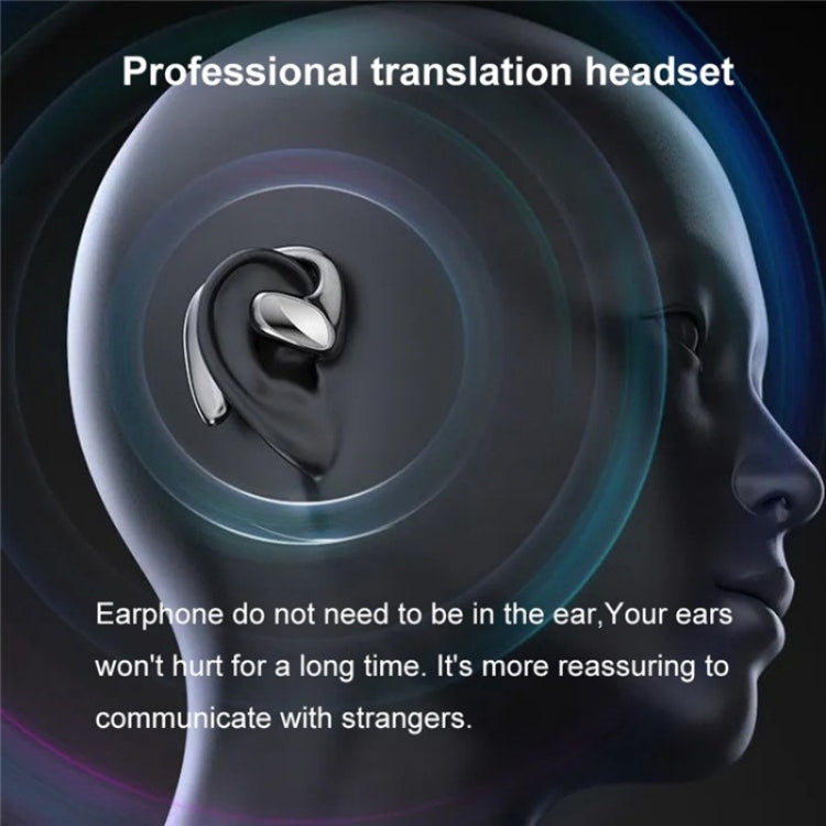 M8 Noise Reduction Smart Voice Translator TWS Bluetooth Headset 144 Languages Translation Earphones