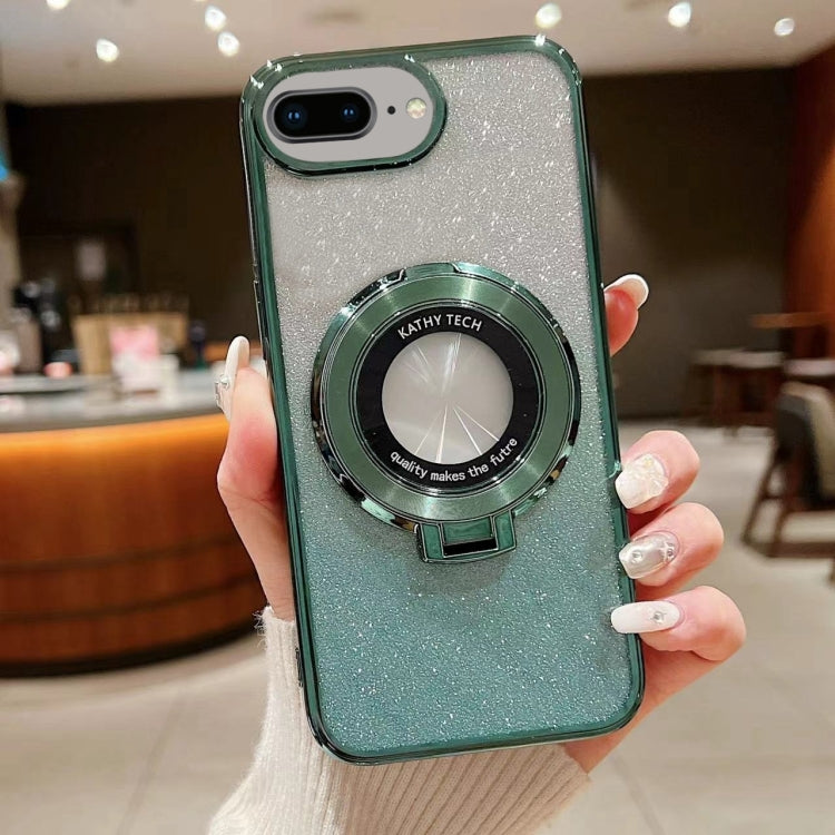 Electroplated Holder Gradient Glitter MagSafe Phone Case