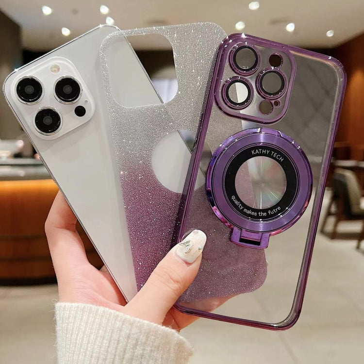 Electroplated Holder Gradient Glitter MagSafe Phone Case