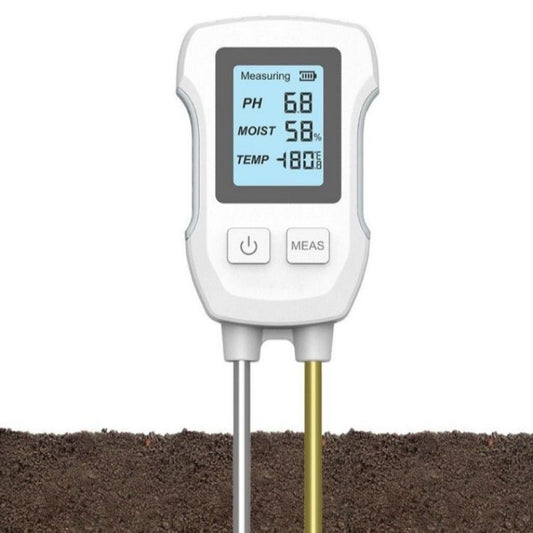 3 in 1 Digital Display Soil Detector, Soil Moisture, Temperature, PH