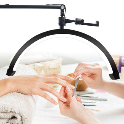 D-M30X 23 inch Half Moon Shape Beauty Manicure Lamp Curved Fill Light