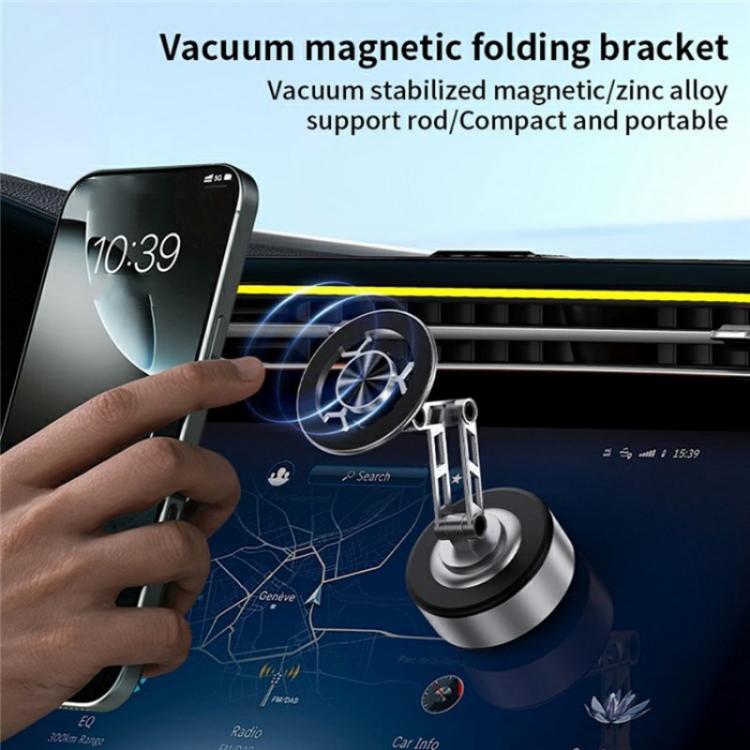 X91 360 Degree Rotation Navigation Stand Car Dashboard Magnetic Phone Mount Holder, X91 (Silver), X91 (Tarnish)