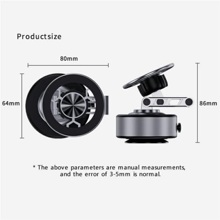 X91 360 Degree Rotation Navigation Stand Car Dashboard Magnetic Phone Mount Holder, X91 (Silver), X91 (Tarnish)