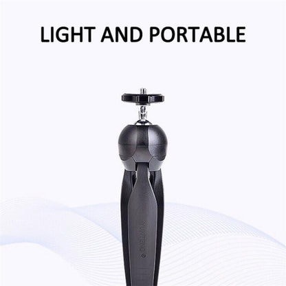 YUNTENG YT-228N 1 / 4 Screw Interface Phone SLR Camera Holder Portable Mini Selfie Stick Tripod
