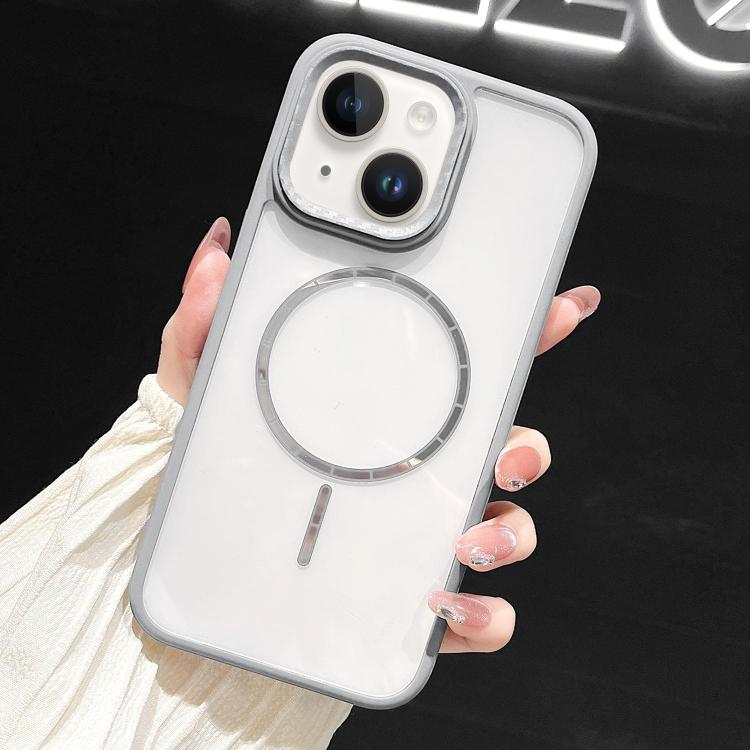 Chocolate Transparent MagSafe Shockproof Phone Case, For iPhone 13