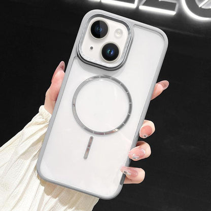 Chocolate Transparent MagSafe Shockproof Phone Case, For iPhone 13