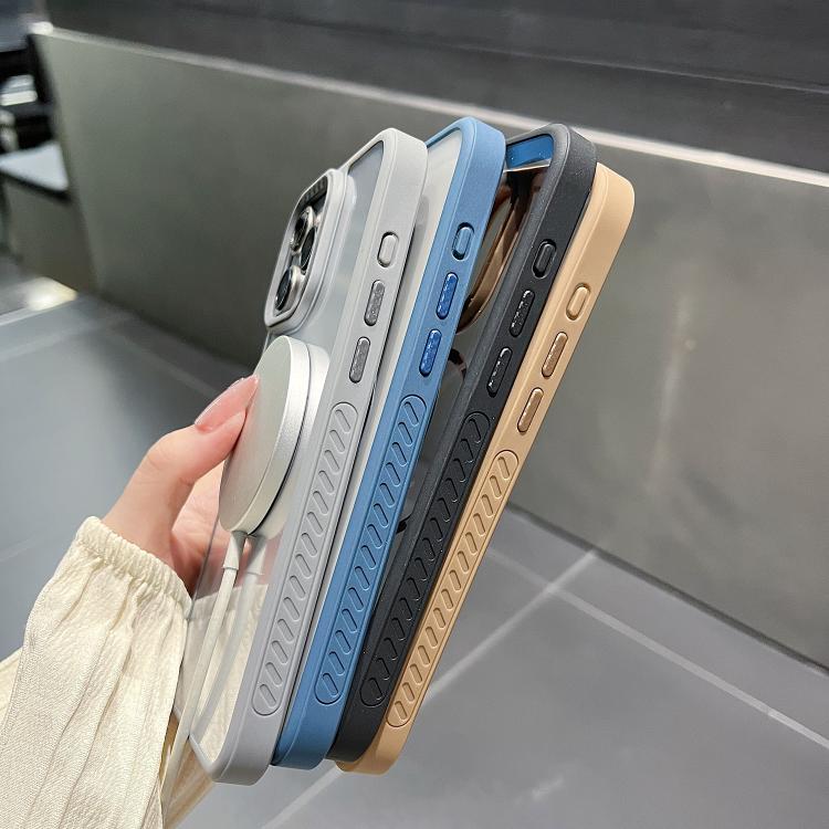 Chocolate Transparent MagSafe Shockproof Phone Case, For iPhone 13