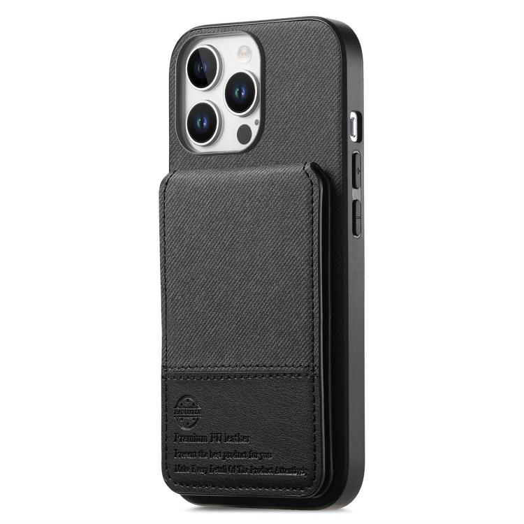 جراب هاتف ببطاقة RFID عمودية من نسيج التويل، جلد، مناسب لأجهزة iPhone 12 Pro وiPhone 11 Pro Max وiPhone 11 وiPhone 11 Pro وiPhone X / XS