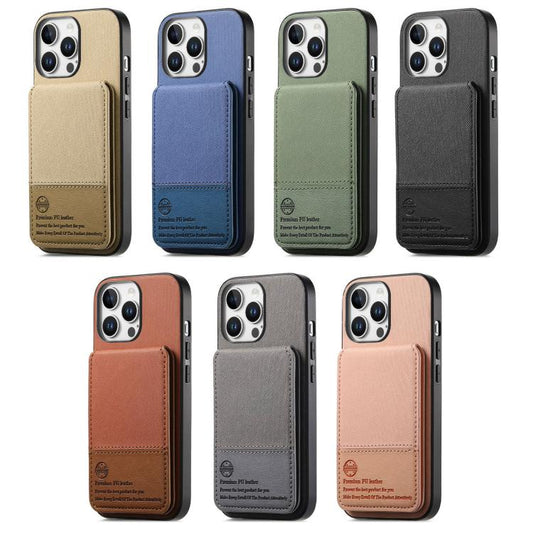 Twill Fabric Leather Vertical Flip RFID Card Bag Phone Case, For iPhone 12 Pro, For iPhone 11 Pro Max, For iPhone 11, For iPhone 11 Pro, For iPhone X / XS