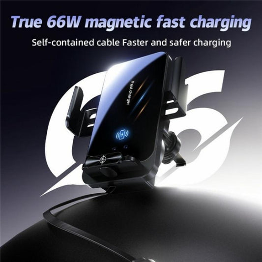 SD06 Car Air Vent Mount Anti Shake Automatic Clamping Wireless Charging Phone Stand, SD06