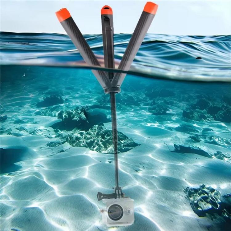 عصا سيلفي عائمة C063 مضادة للاهتزاز وعصا غطس ثلاثية القوائم لكاميرا GoPro Action، C063