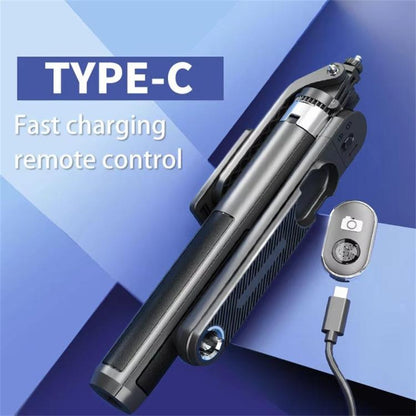 P510 Retractable Four-Legs Stand Portable Phone Stand Selfie Stick with Bluetooth Remote Control