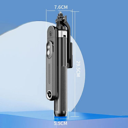 P510 Retractable Four-Legs Stand Portable Phone Stand Selfie Stick with Bluetooth Remote Control