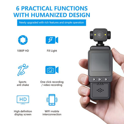 1080P Ultra-HD Clip Pocket Vlog Camera WiFi Portable Video Recorder Camera