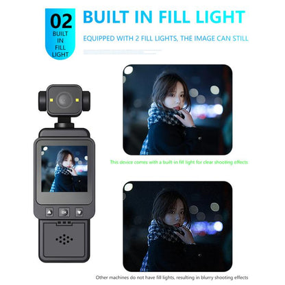 1080P Ultra-HD Clip Pocket Vlog Camera WiFi Portable Video Recorder Camera