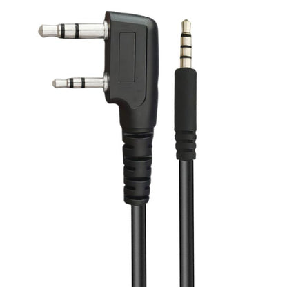 JUNSUNMAY Walkie Talkies Headset Radio Earpiece Adapter Cable, Length: 25cm