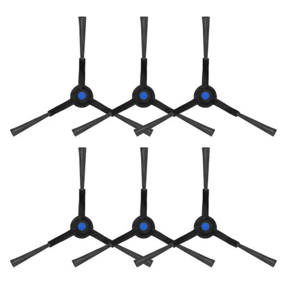JUNSUNMAY 6pcs Sweeper Triangle Side Brush for Ecovacs Deebot T50 Pro / T50 Max / T50 Omni