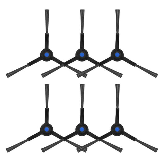 JUNSUNMAY 6pcs Sweeper Triangle Side Brush for Ecovacs Deebot T50 Pro / T50 Max / T50 Omni