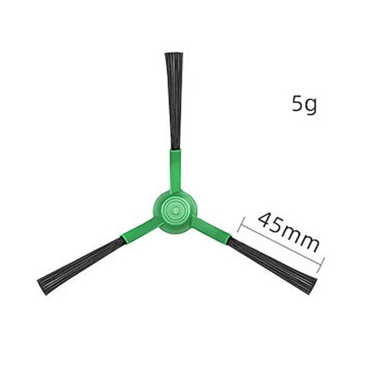 JUNSUNMAY 6pcs Sweeper Triangle Side Brush for iRobot Roomba Plus 405 / 505 Combo
