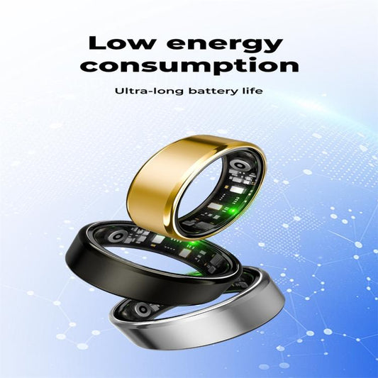 R100 SIZE 12 Smart Ring, Support Heart Rate / Blood Oxygen / Sleep Monitoring / Remote Photography