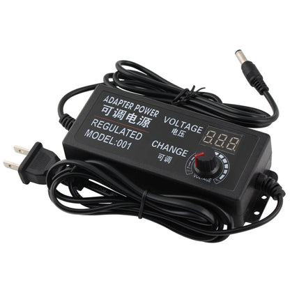 AC To DC Adjustable Voltage Power Adapter Universal Power Supply Display Screen Power Switching Charger, US 3-12-5A, EU 3-12-5A, US 3-24V-2A, EU 3-24V-2A, US 9-24V-3A, EU 9-24V-3A