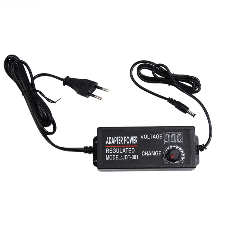 AC To DC Adjustable Voltage Power Adapter Universal Power Supply Display Screen Power Switching Charger, US 3-12-5A, EU 3-12-5A, US 3-24V-2A, EU 3-24V-2A, US 9-24V-3A, EU 9-24V-3A