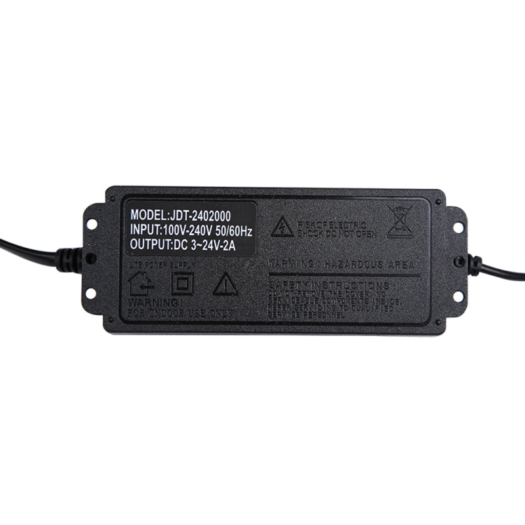 AC To DC Adjustable Voltage Power Adapter Universal Power Supply Display Screen Power Switching Charger, US 3-12-5A, EU 3-12-5A, US 3-24V-2A, EU 3-24V-2A, US 9-24V-3A, EU 9-24V-3A