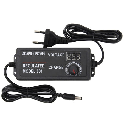 AC To DC Adjustable Voltage Power Adapter Universal Power Supply Display Screen Power Switching Charger, US 3-12-5A, EU 3-12-5A, US 3-24V-2A, EU 3-24V-2A, US 9-24V-3A, EU 9-24V-3A
