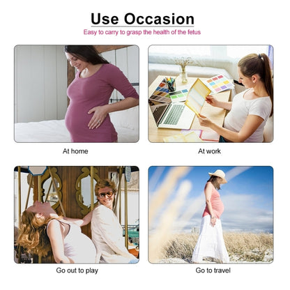 FD-100 Digital Fetal Doppler Ultrasound Sound Baby Heartbeat Detector Monitor LED Digital Prenatal Pocket Fetal Doppler Stethoscope (Pink), FD-100  (Pink)