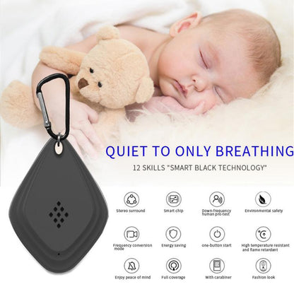 Outdoor Mosquito Repellent Portable Ultrasonic Insect Repellent Insecticide USB Charging Intelligent Frequency Conversion, Black, White