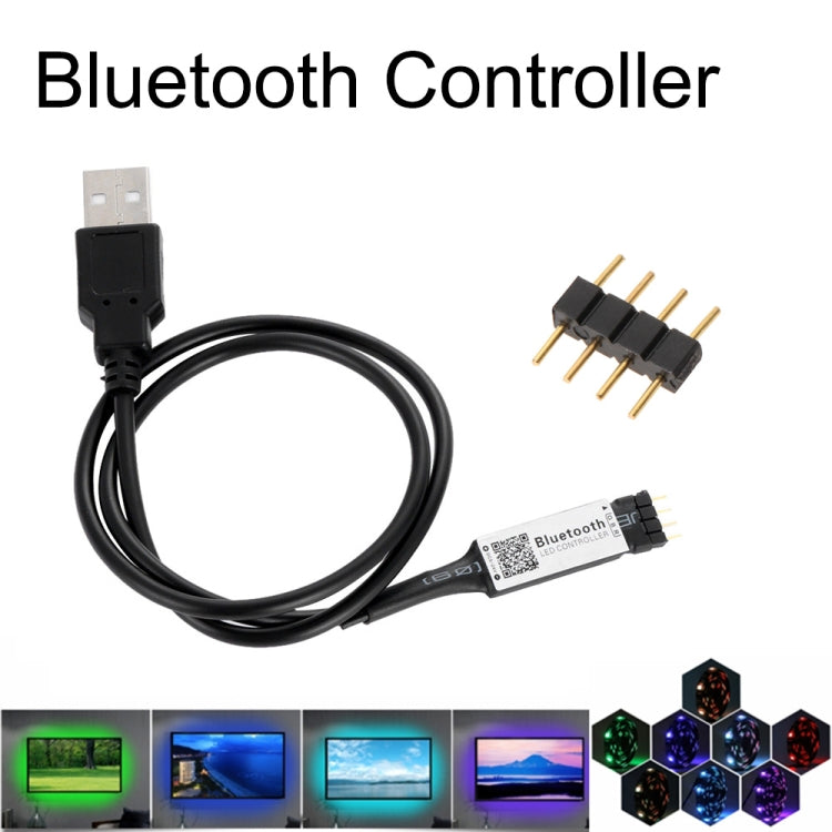 مؤقت بلوتوث ذكي RGB مناسب لوحدة تحكم LED لشريط إضاءة 5 فولت 3528 5050 RGB