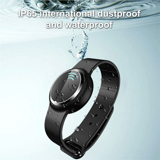 Ultrasonic Mosquito Repellent Electronic Mosquito Repellent Bracelet Outdoor Portable Watch Mosquito Repellent, Black, White