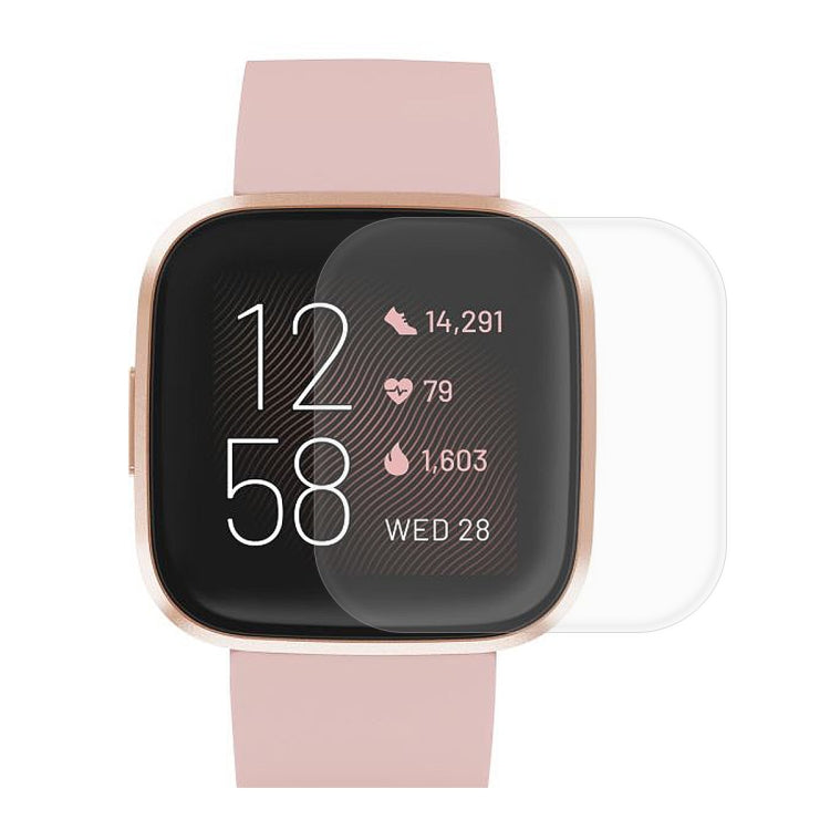 لساعة Fitbit Versa 2، قطعتان من ENKAY Hat-Prince، واقي شاشة ناعم من مادة TPU بتغطية كاملة