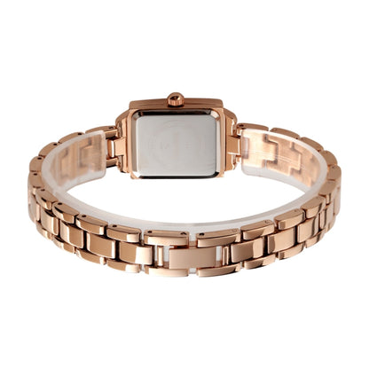 SKMEI 1407 Business Fashion Watch with Diamonds Delicate and Elegant Square Zinc Alloy Quartz Watch for Women