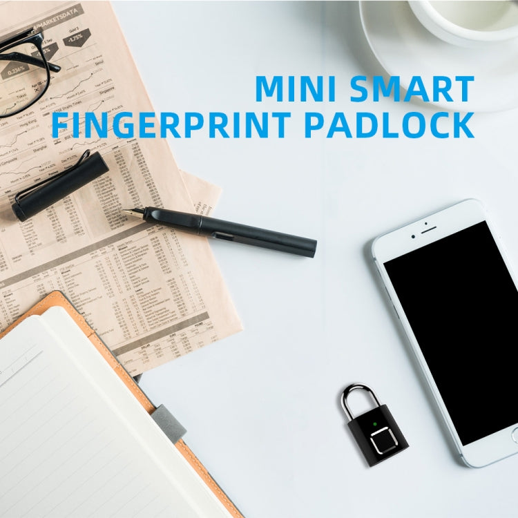 L34 Fingerprint Lock Smart Lock Household Luggage Dormitory Storage Cabinet Electronic Padlock, L34