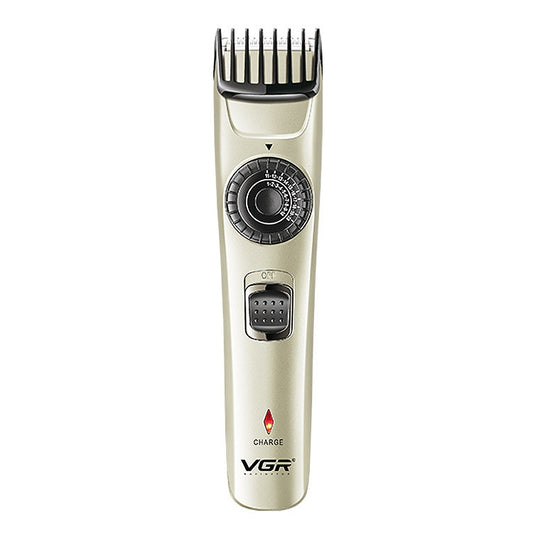 ماكينة قص الشعر VGR V-031 5 وات USB متعددة الأحجام قابلة للتحكم والتشذيب الذاتي، V-031