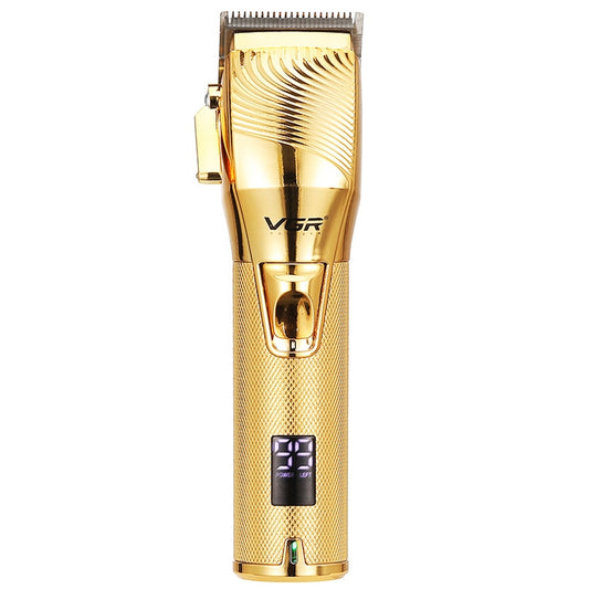 VGR 10W USB Metal Electric Hair Clipper with LED Digital Display