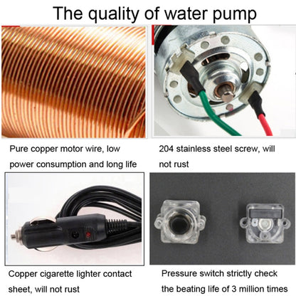 12V Car Washer Gun Pump High Pressure Cleaner Car Care Portable Washing Machine Electric Cleaning Auto Device, High Pressure Cleaner