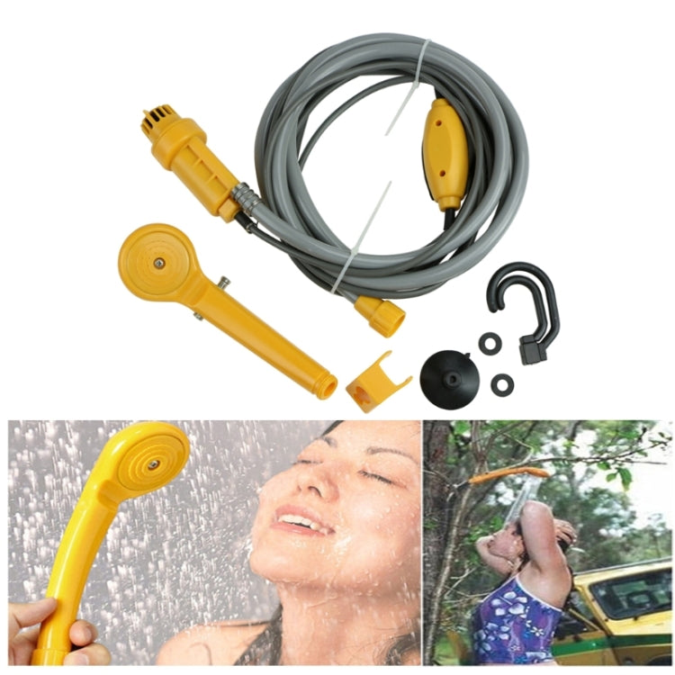 12V Portable Electric Car Plug Outdoor Camper Caravan Van Camping Travel Shower, Camping Travel Shower