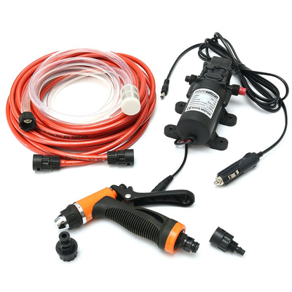High Pressure 12V Portable 100W 160PSI Car Electric Washer Washing Machine Cigarette Lighter Water Pump Kit, Pump Kit