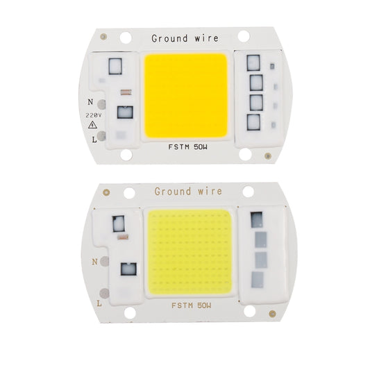 High Power 220V LED FloodlightCool/Warm White COB LED Chip IP65 Smart IC Driver Lamp, 15W white, 20W white, 30W white, 50W white, 15W warm white, 20W warm white, 30W warm white, 50W warm white