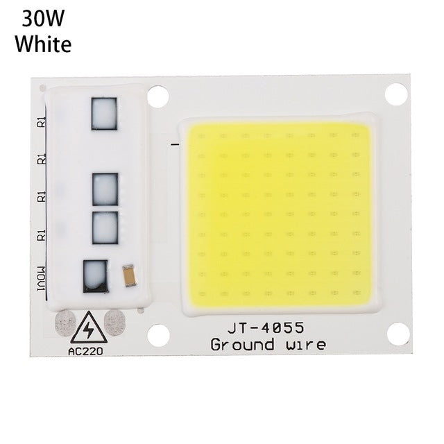 High Power 220V LED FloodlightCool/Warm White COB LED Chip IP65 Smart IC Driver Lamp, 15W white, 20W white, 30W white, 50W white, 15W warm white, 20W warm white, 30W warm white, 50W warm white