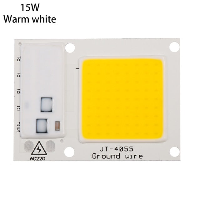 High Power 220V LED FloodlightCool/Warm White COB LED Chip IP65 Smart IC Driver Lamp, 15W white, 20W white, 30W white, 50W white, 15W warm white, 20W warm white, 30W warm white, 50W warm white