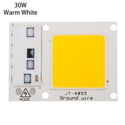 High Power 220V LED FloodlightCool/Warm White COB LED Chip IP65 Smart IC Driver Lamp, 15W white, 20W white, 30W white, 50W white, 15W warm white, 20W warm white, 30W warm white, 50W warm white